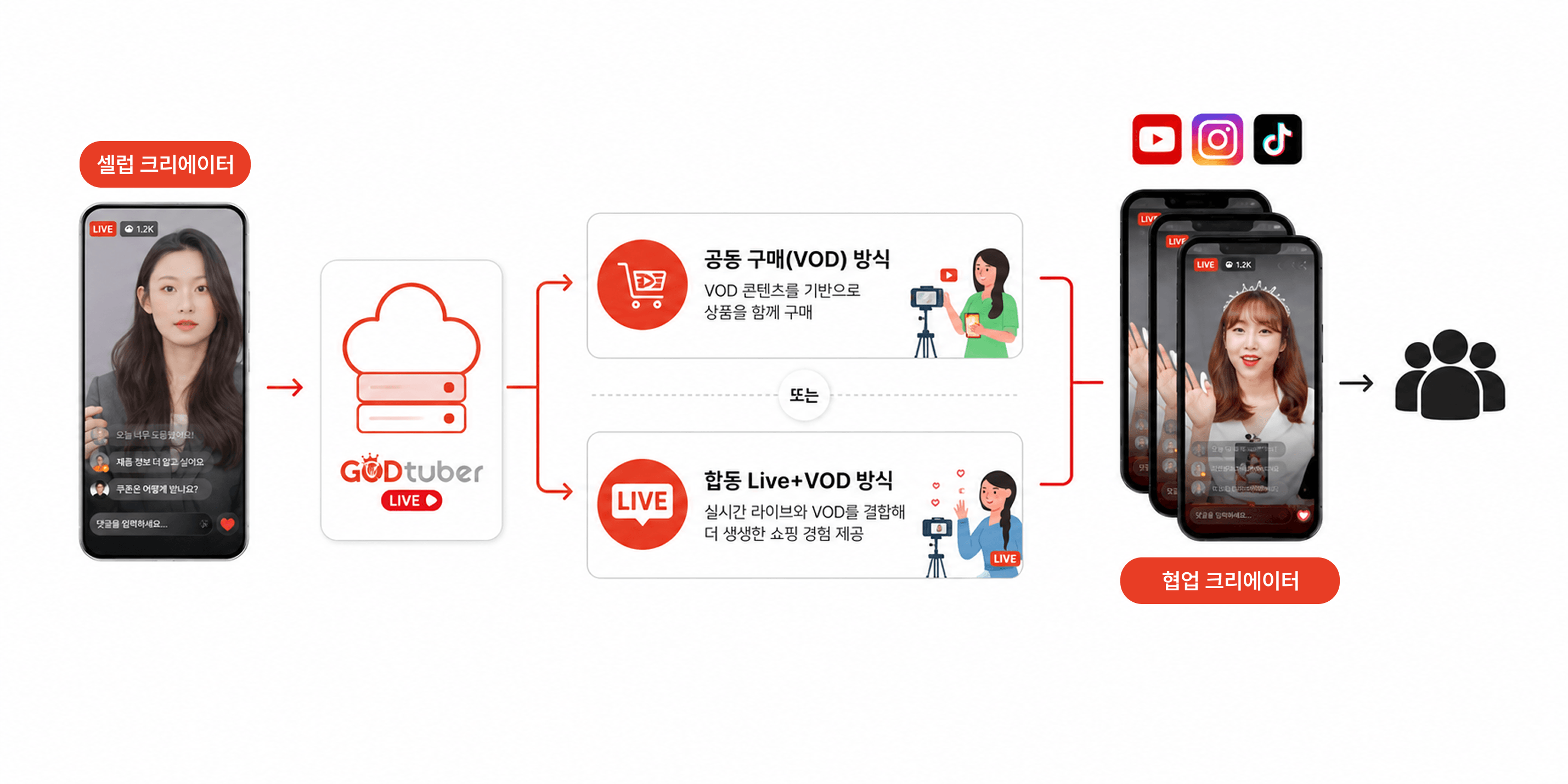 공동 구매 / 합동 Live+VOD 방식
